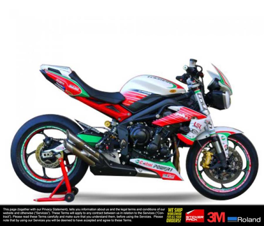 triumph street triple wrap