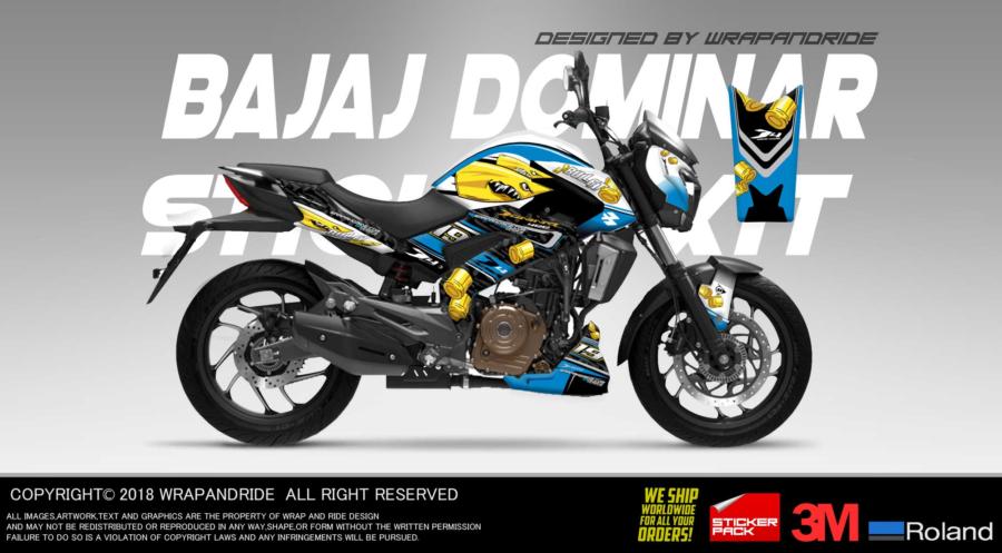 bajaj dominar wrap